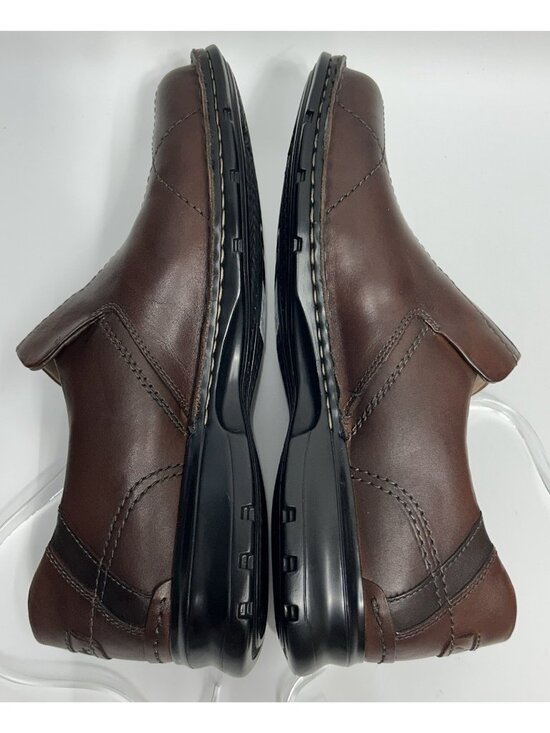 NEW Clarks Escalade Mens Dress Shoes Size 11M Brown Leather Slip On Loafers main image 5